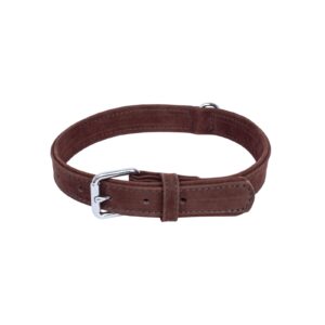 Obroża dla psa Pet Nova - ze skóry naturalnej, brązowa - S / M / L