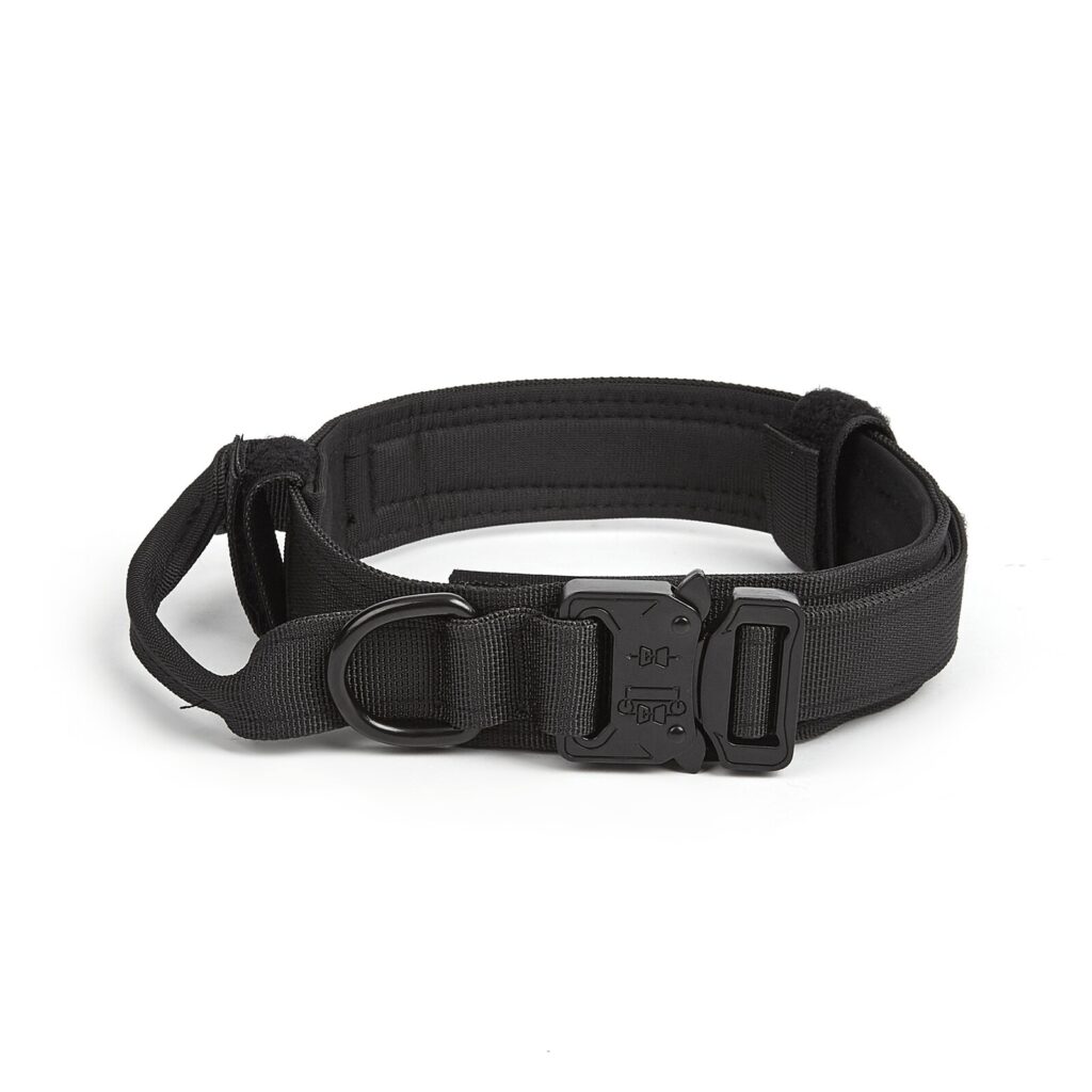 Obroża dla psa dużych ras Pet Nova - Tactic, czarna - M/L/XL