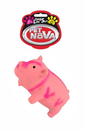 Zabawka lateksowa dla psa Pet Nova - świnka - 13 x 8 cm