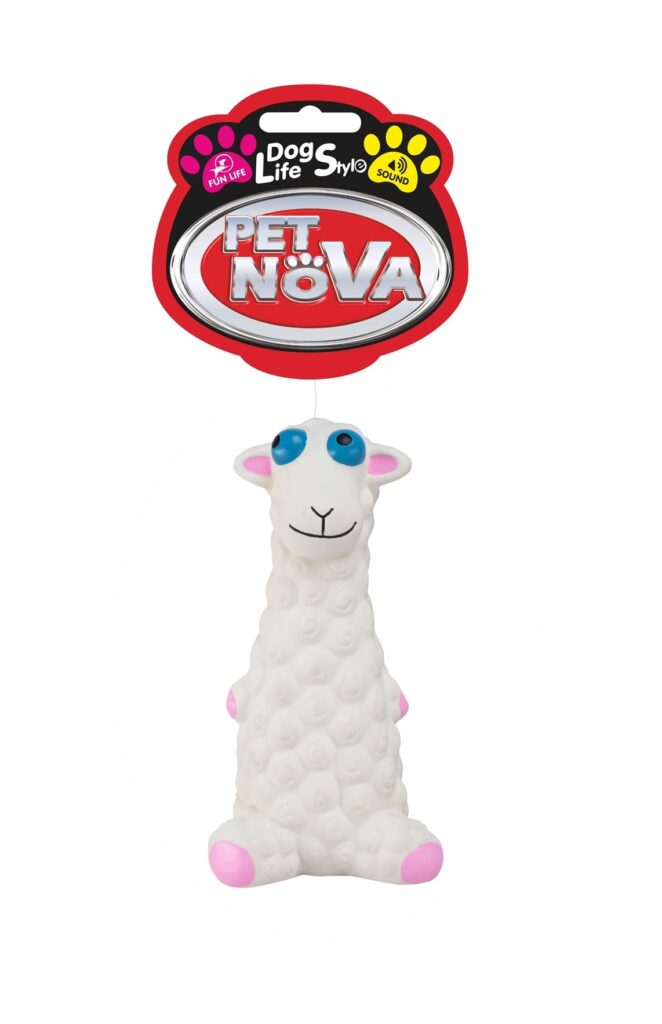 Zabawka lateksowa dla psa Pet Nova - owca - 7 cm