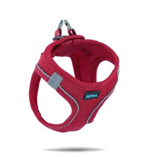 Szelki Air Comfort dla psa Happet czerwone– S/M/L/XL