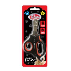 GRO-NAILSCISSORS-3D Nożyczki do pazurów dla małych psów i kotów Pet Nova - stal nierdzewna - S, 14 x 6,5 cm